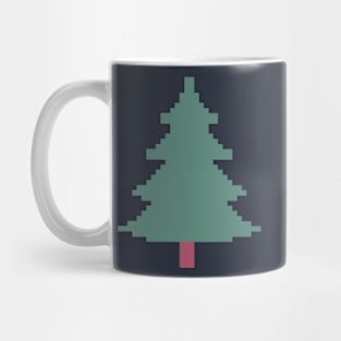 Christmas Tree Pixel Art Mug